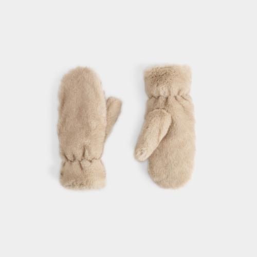 Natural Plush Mitten
