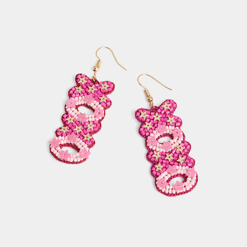 XOXO Pink Earrings