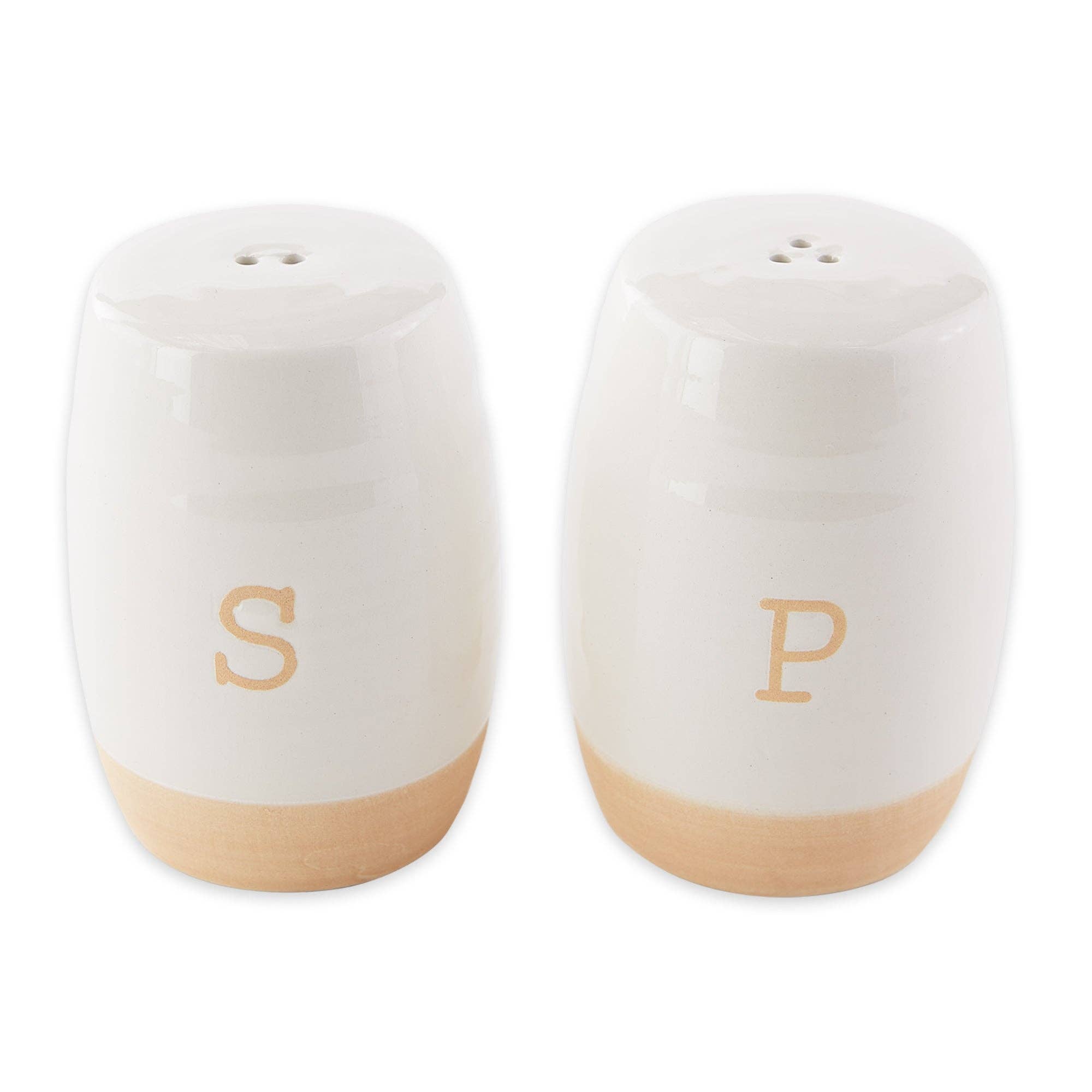 White Ceramic Salt And Pepper Shaker