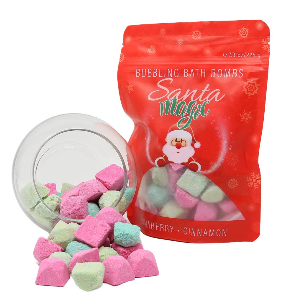 Santa Magic Christmas Bubble Bath Bombs