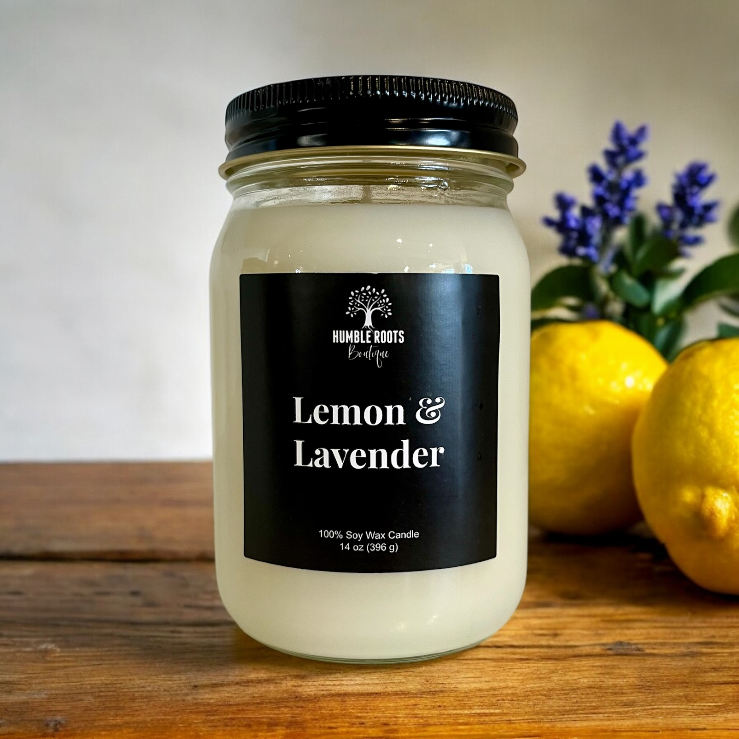 Lemon & Lavender Soy Candle