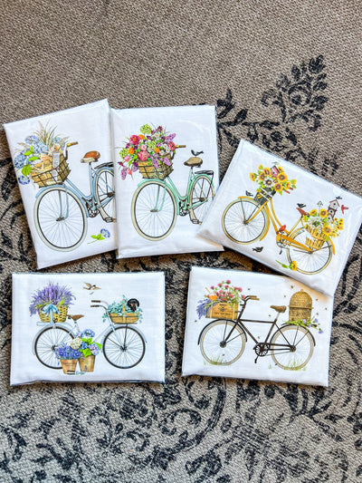 Summer Bike Tea Towels