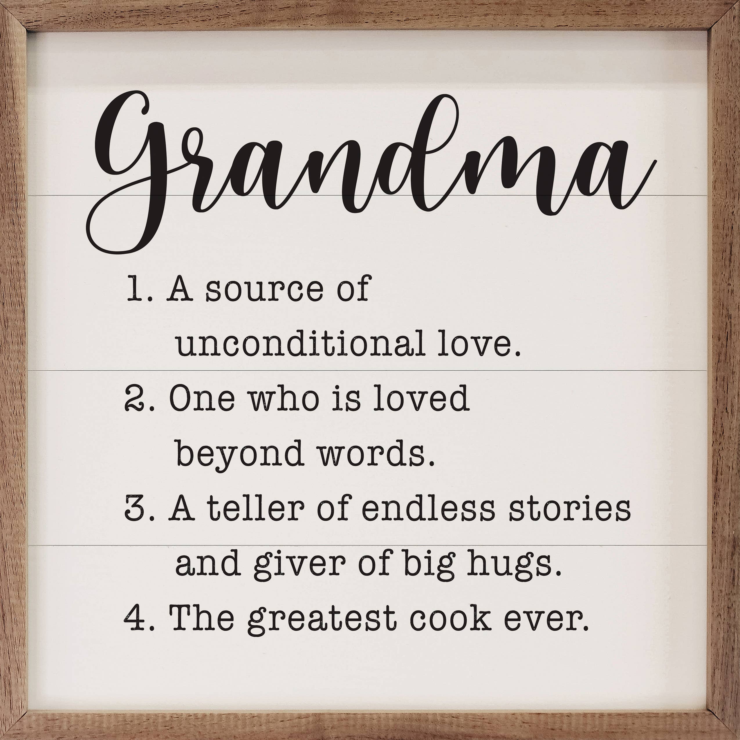 Grandma Definition Sign