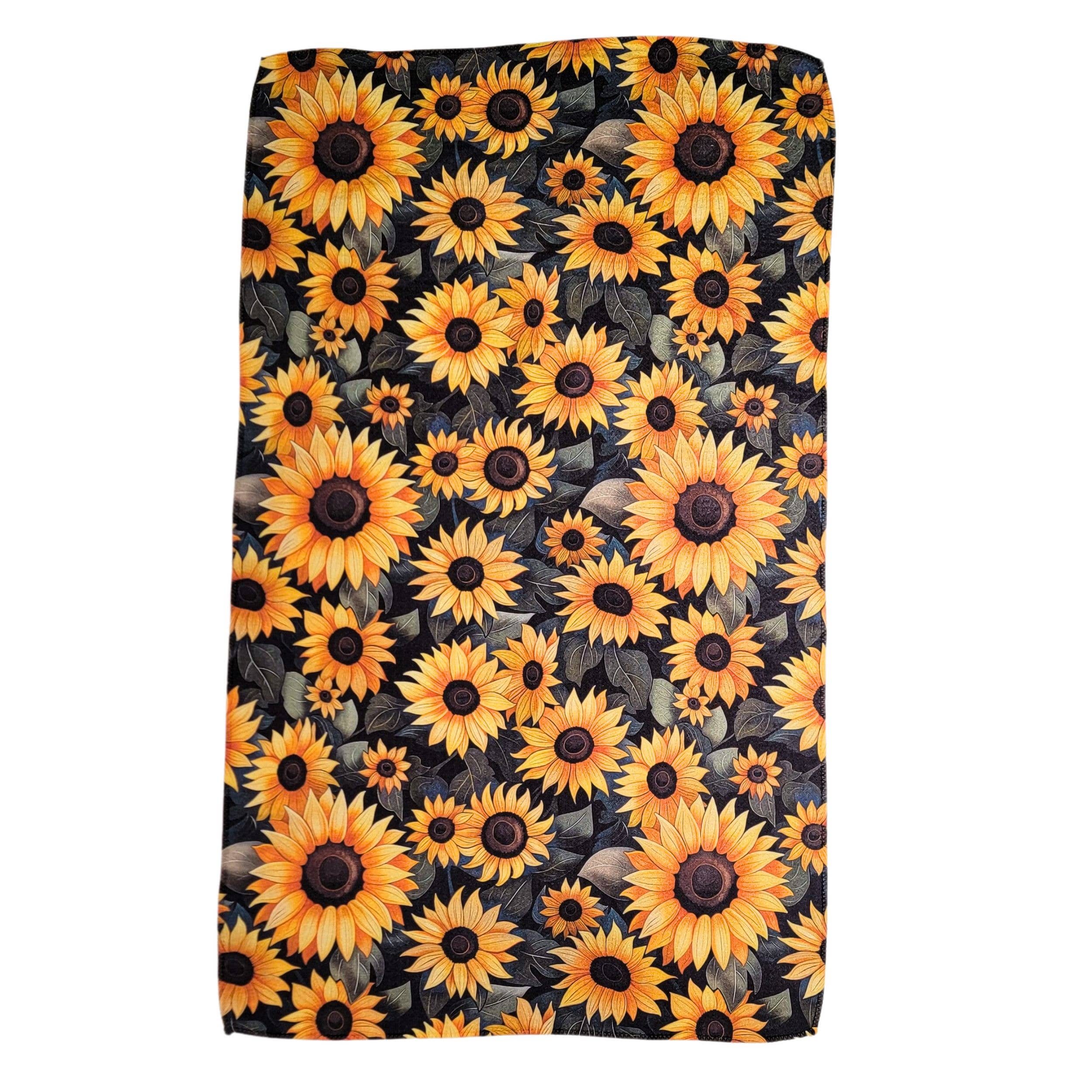 Sunflower Waffle Tea Towel
