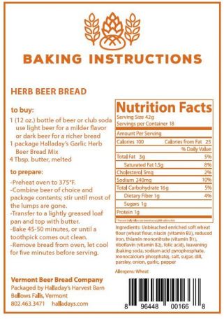 Vermont Beer Bread Mix