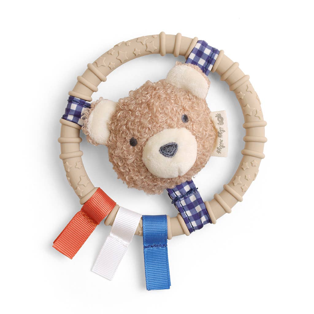 Itzy Ring Pal™ - Teething Ring with Plush Bear