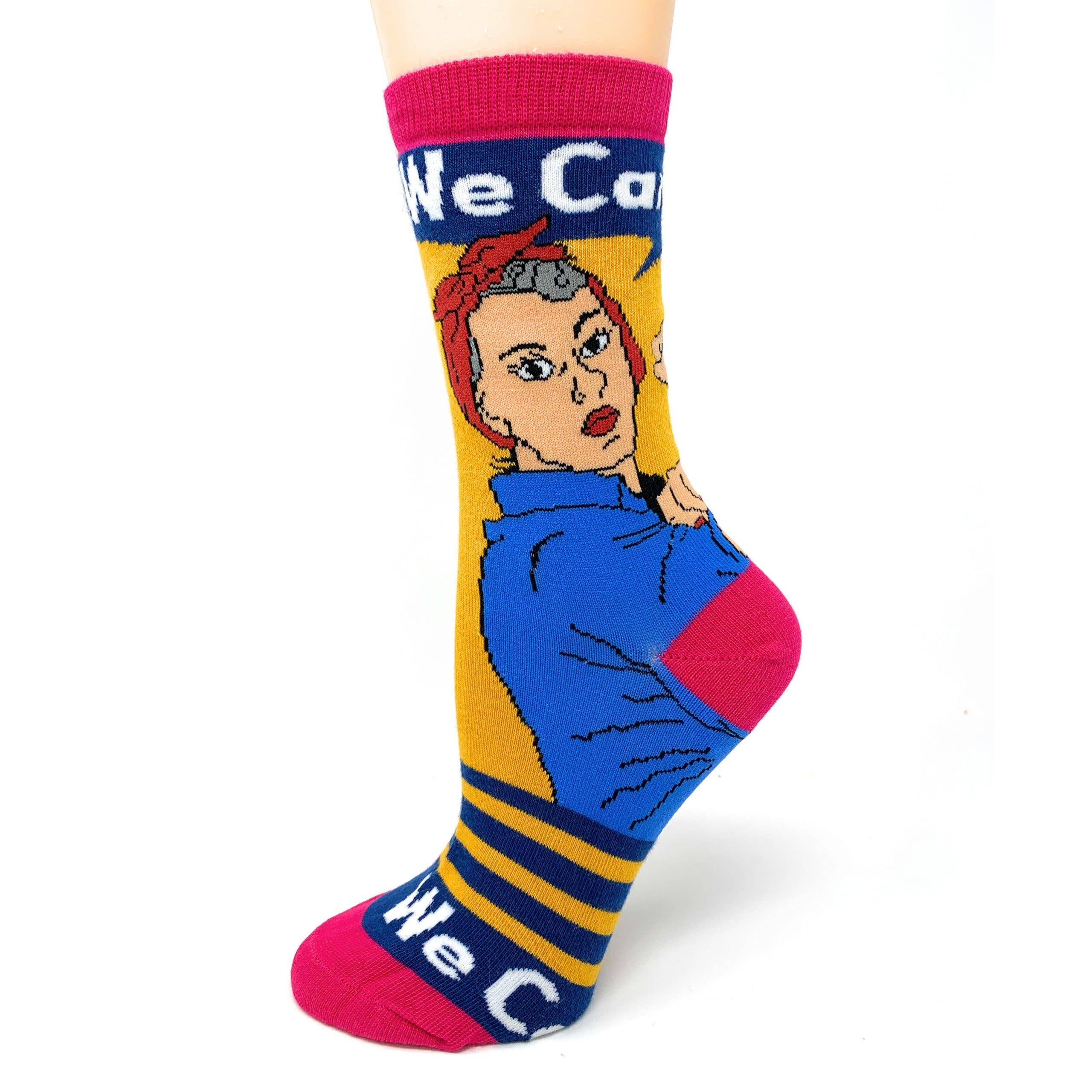 Girl Slay | Women's Cotton Crew Funny Socks