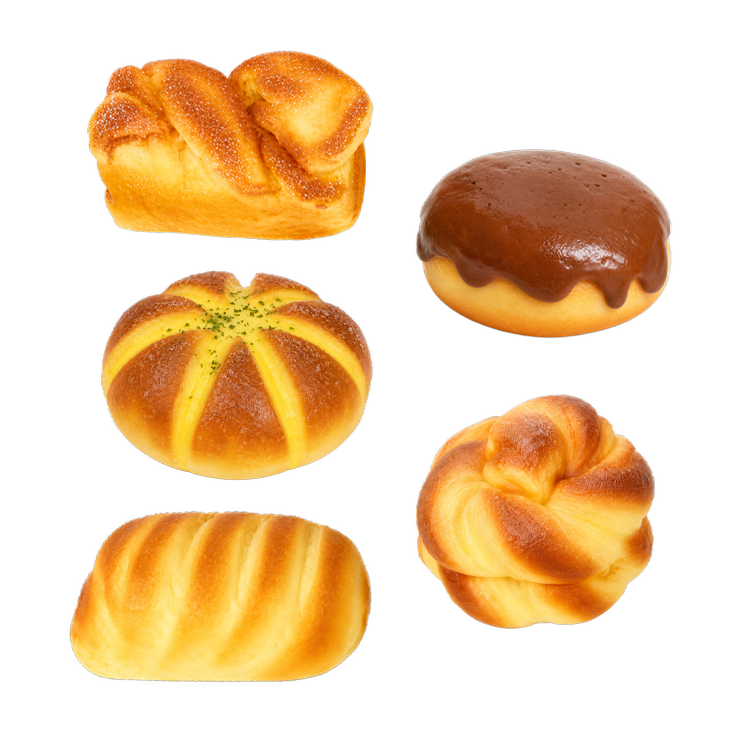 Fun Doh Bakery Slow Rise Squishy Bread Variety - 12/Display: Wholesale Price