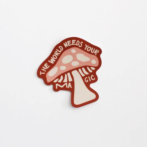 Mushroom sticker