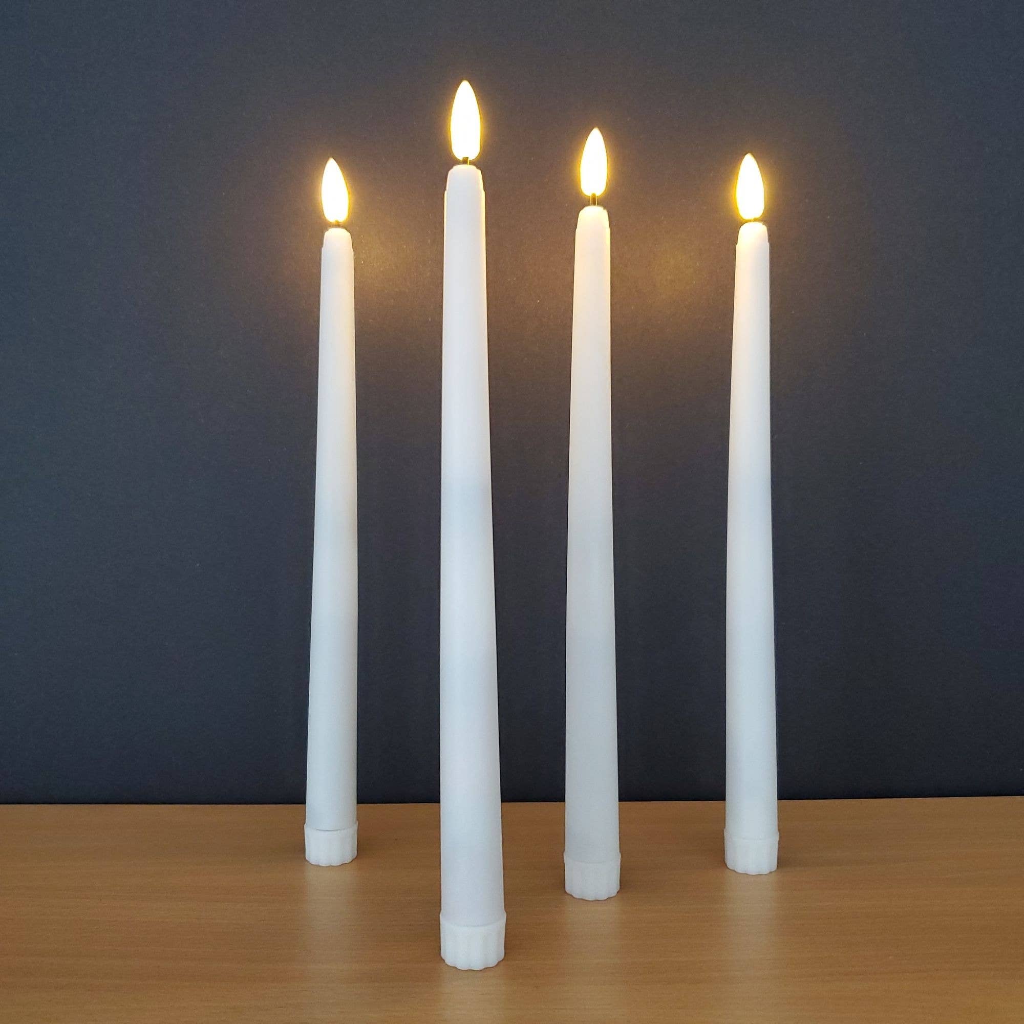3D Wick Flame LED Taper Candles
