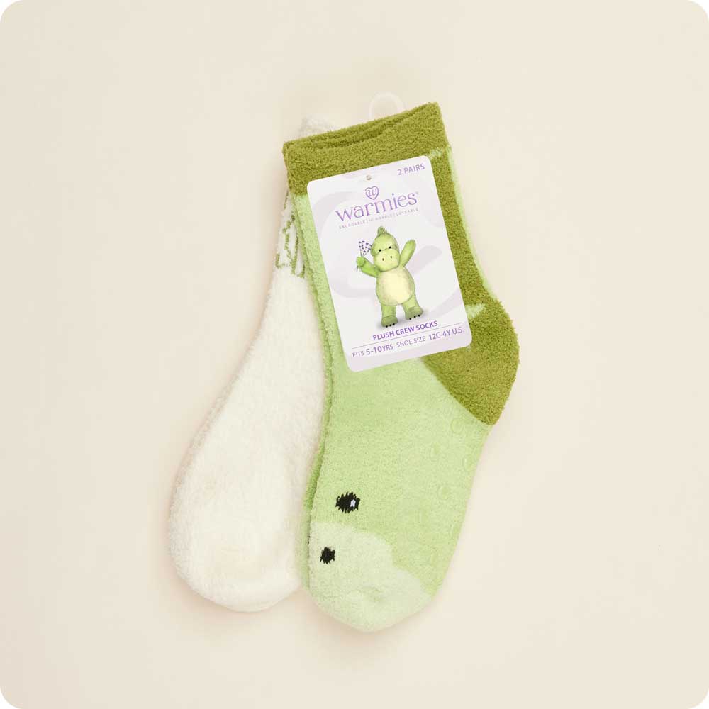 Kids Dinosaur Crew Slipper Socks