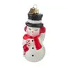 RAZ Imports Ornament 4.5" Snowman Blow Mold Ornament