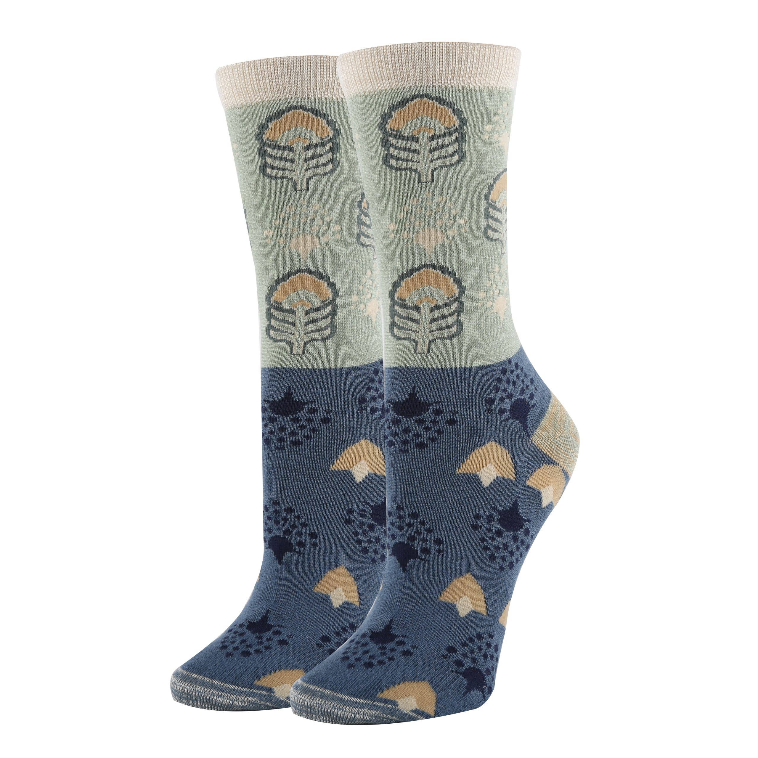 Romantico | Women's Premium Bamboo Crew Dress Socks