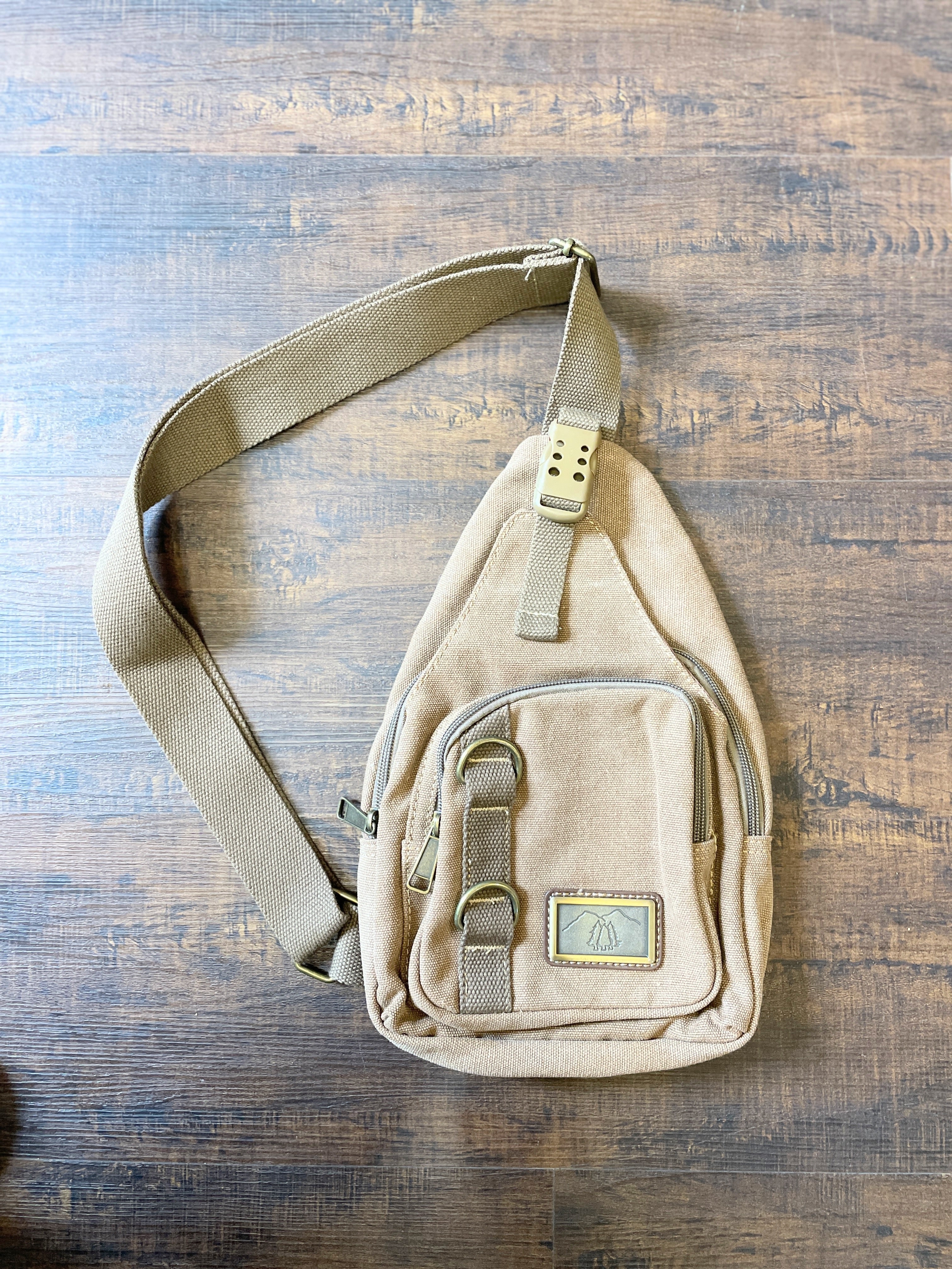 Brown Canvas Sling