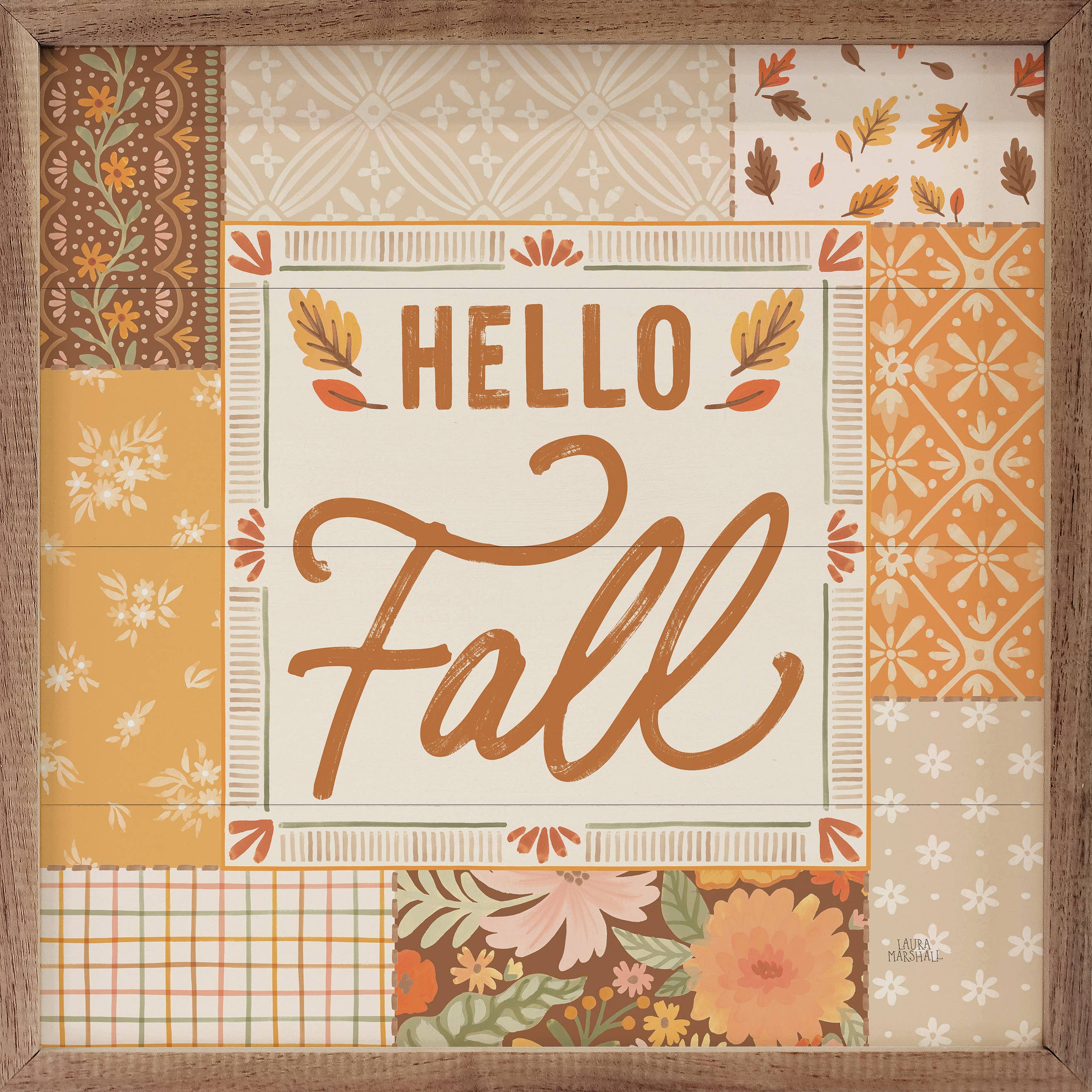 Blooming Autumn Hello Fall Sign