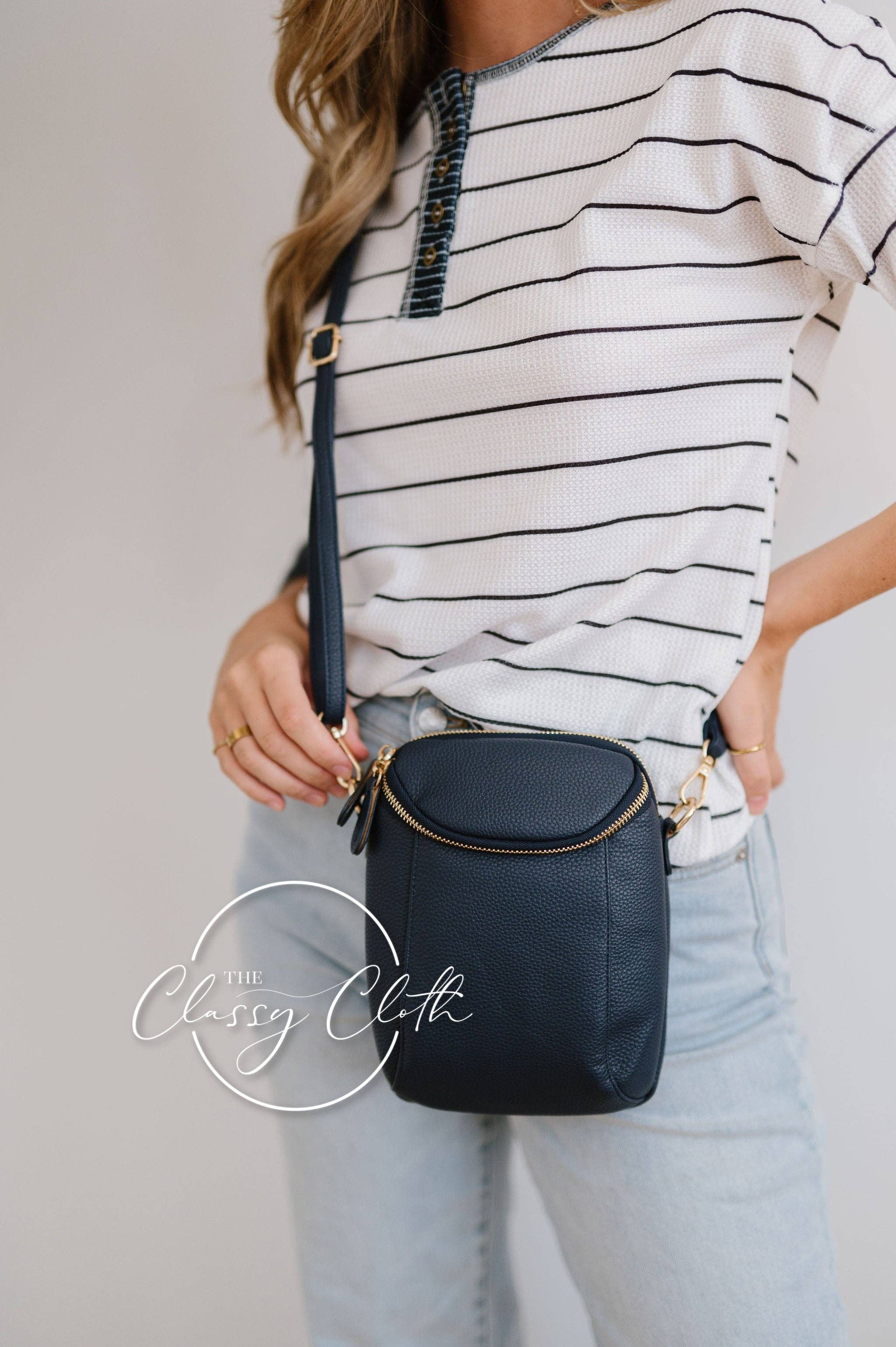 Corinne Crossbody Bag - Navy RTS