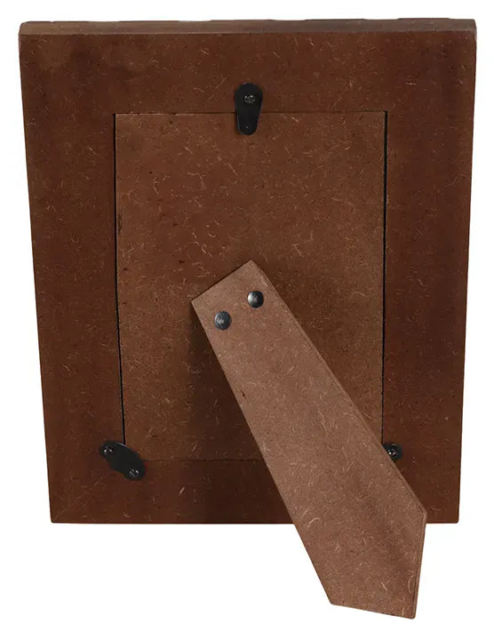 Wills Photo Frame 4x6" Diagonal Lines Wood & Resin Frame