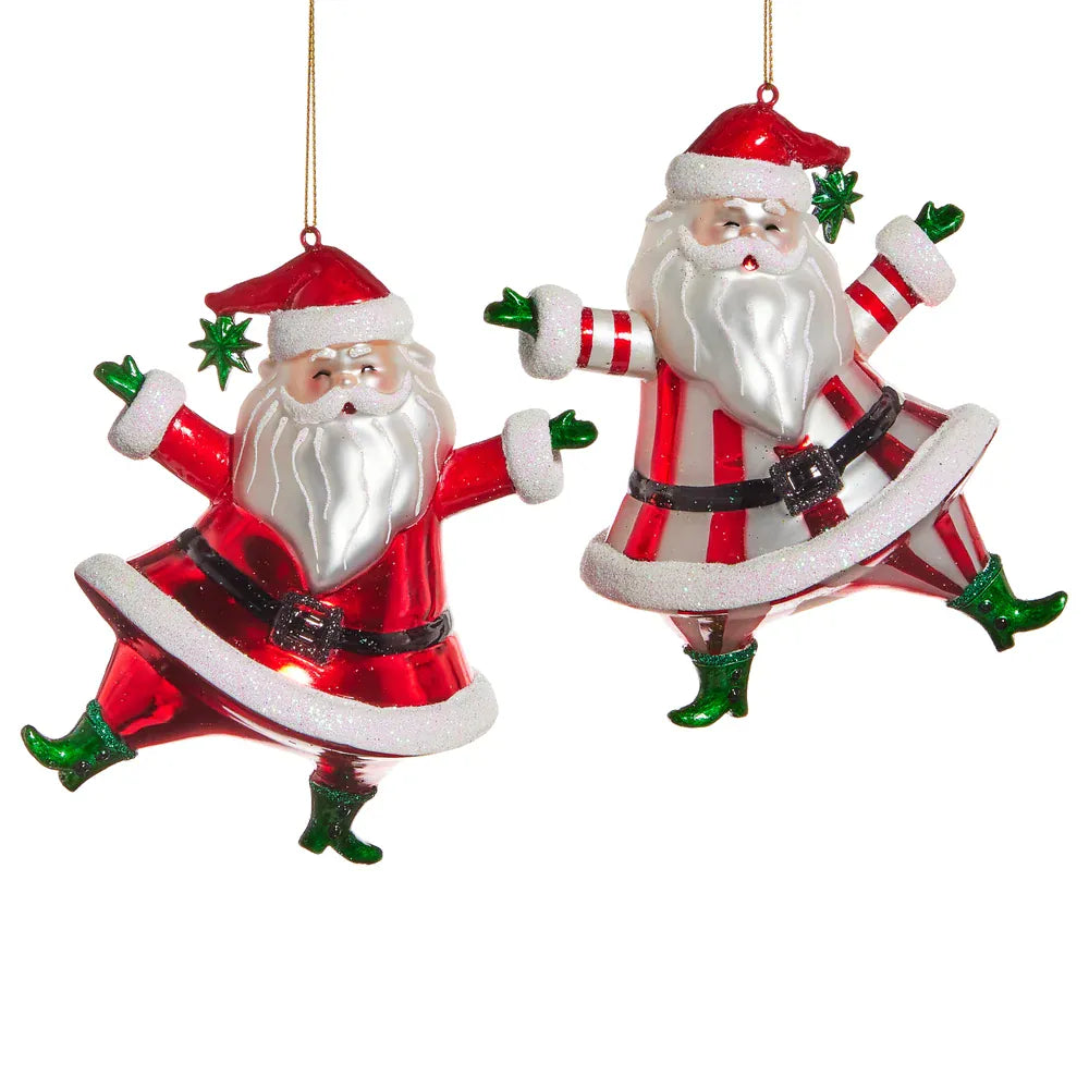 RAZ Imports Seasonal Decor 5" Dancing Santa Ornament