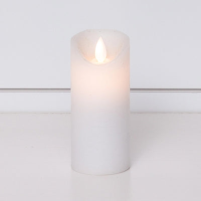 5" LED White Flickering Candle 2pk