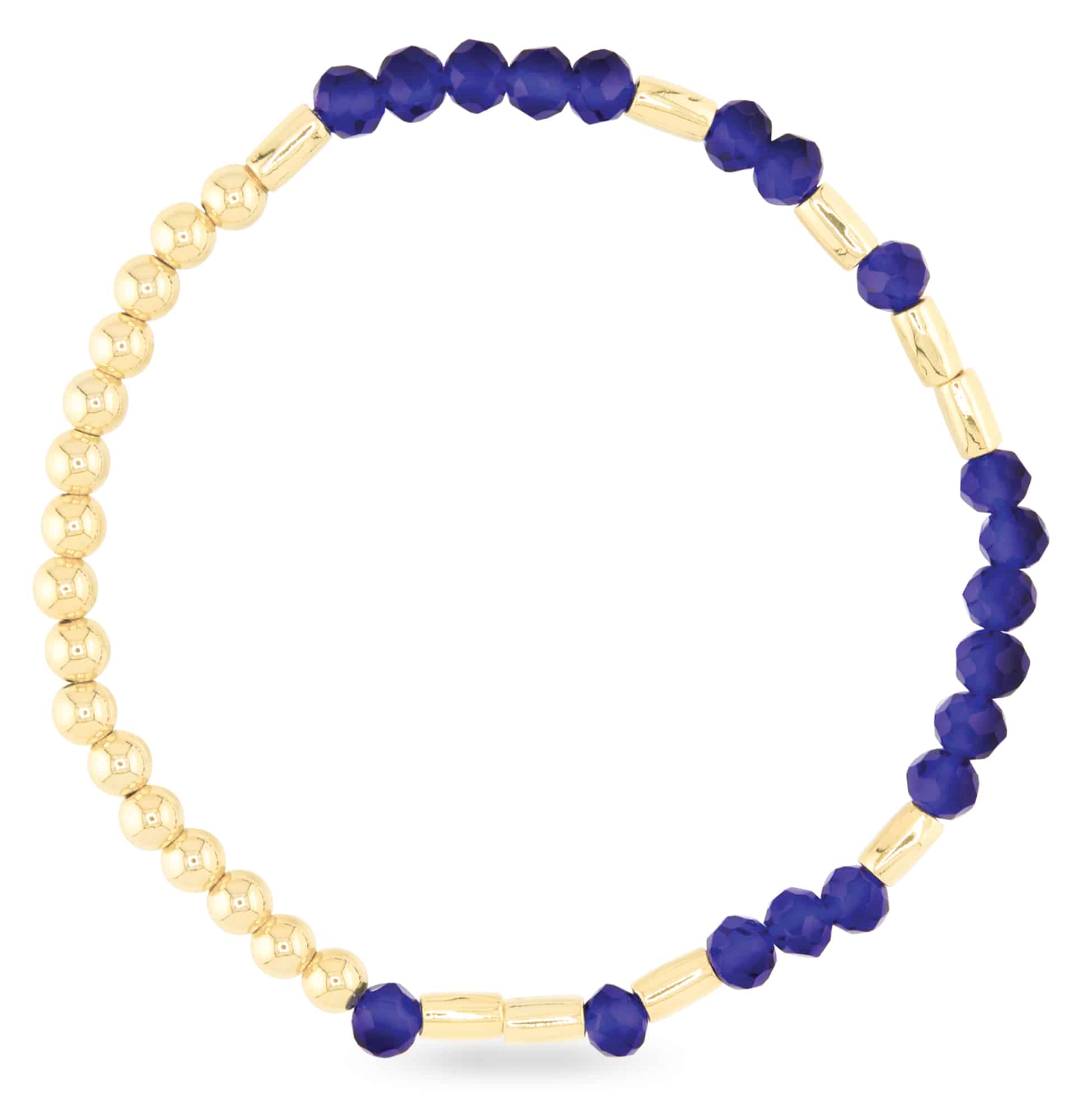 Gold Never Give Up Morse Code Bracelet