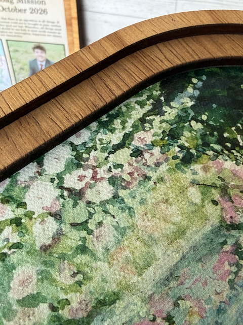 Arch Frame Sunflower Floral Fall | Wood & Canvas: Mini