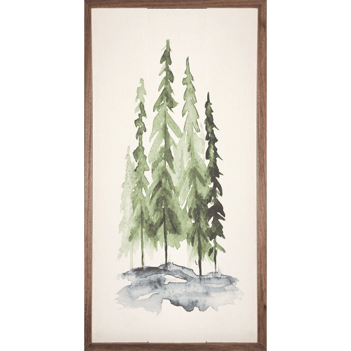 Watercolor Pines Picture