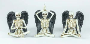 RIP Skeleton Angel Sitter