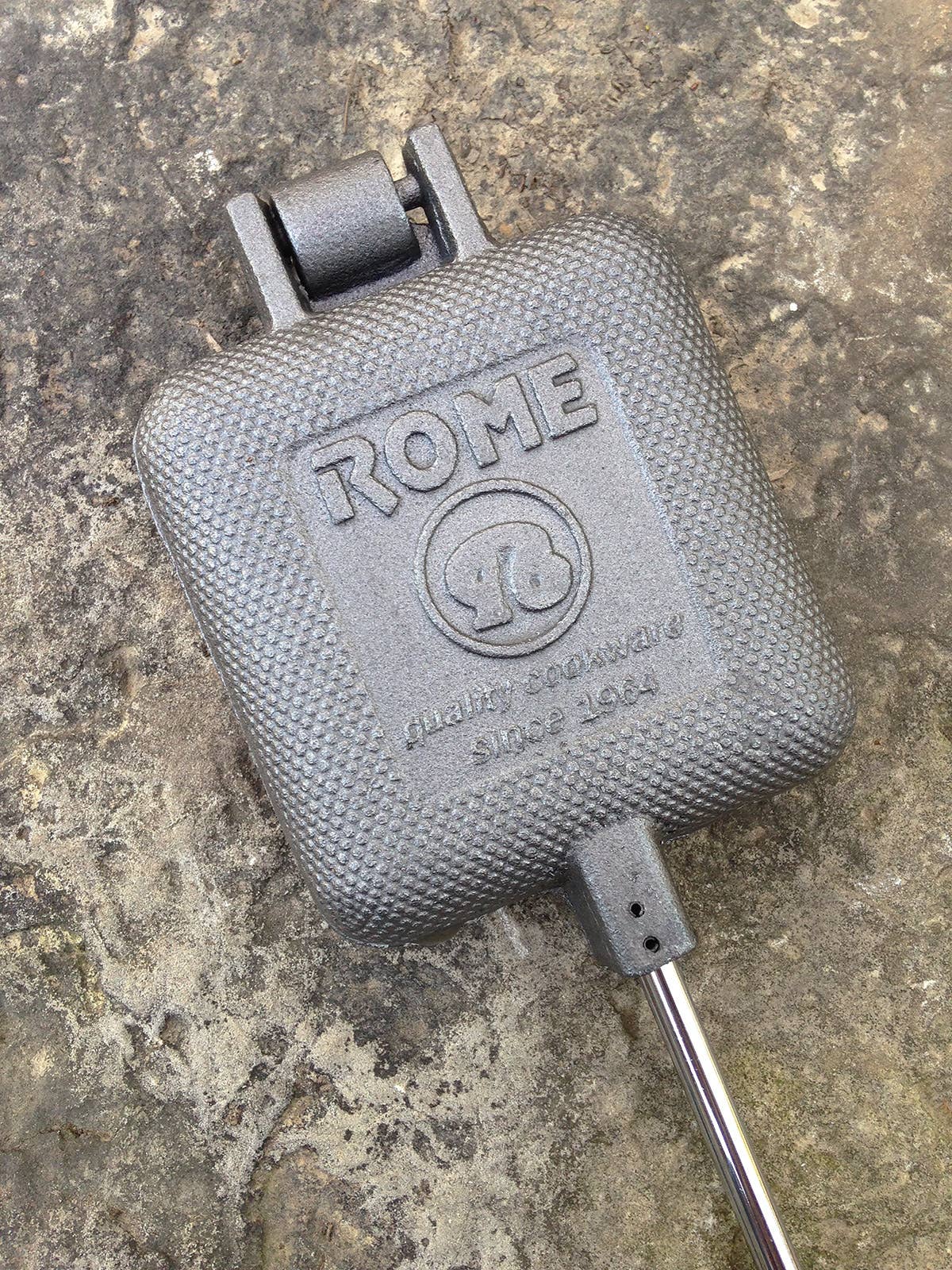 Square Pie Iron - Cast Iron Original Pie Iron by Rome