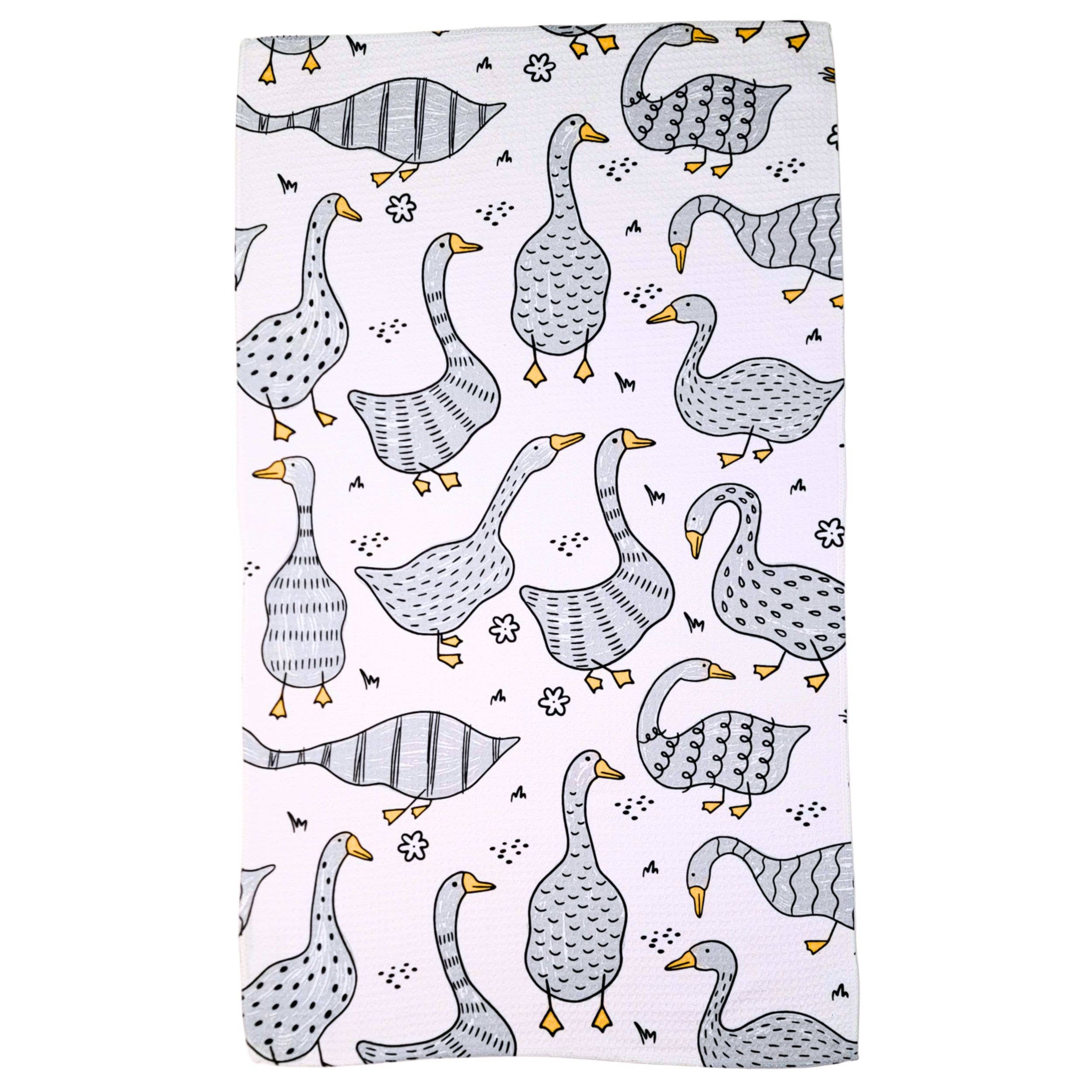 Gray Goose Kitchen Waffle Towel