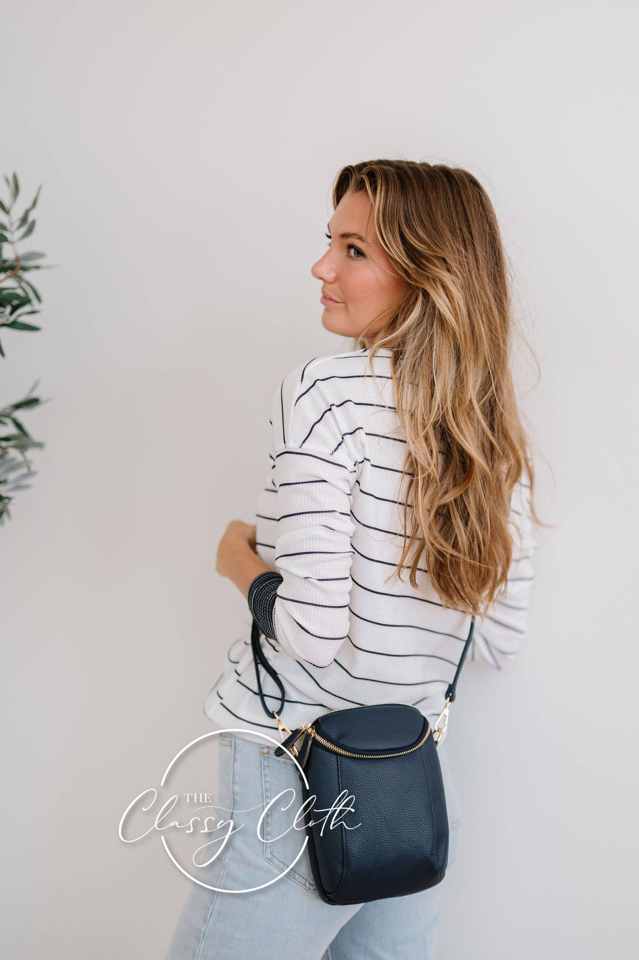 Corinne Crossbody Bag - Navy RTS