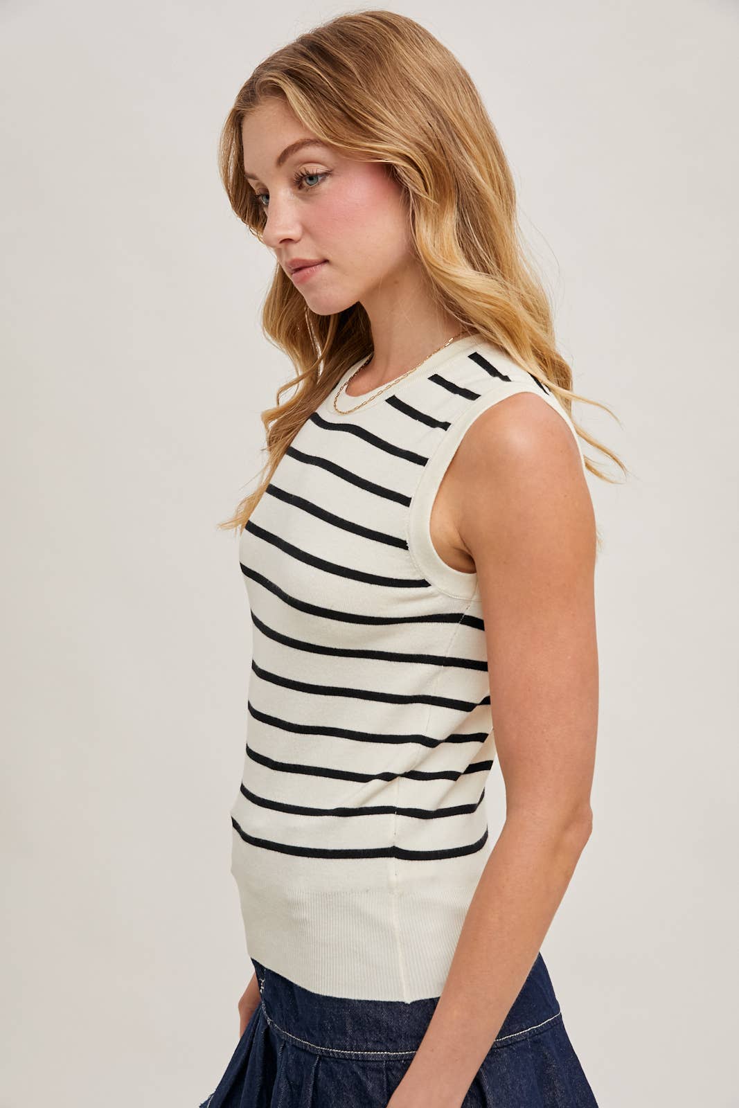 Alexa Striped Knit Tank