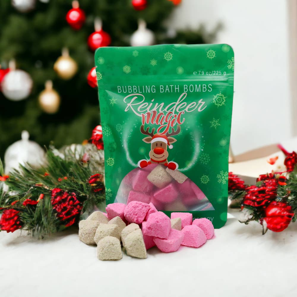 Reindeer Magic Christmas Bubble Bath Bombs