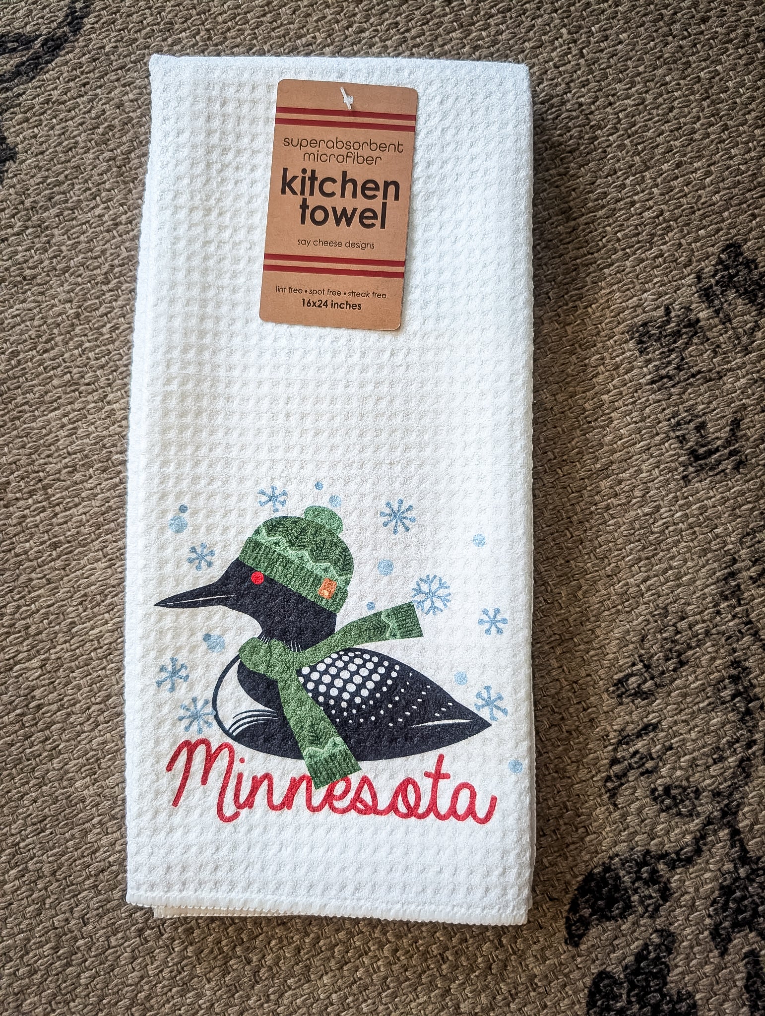 Minnesota Loon Kitchen Towel