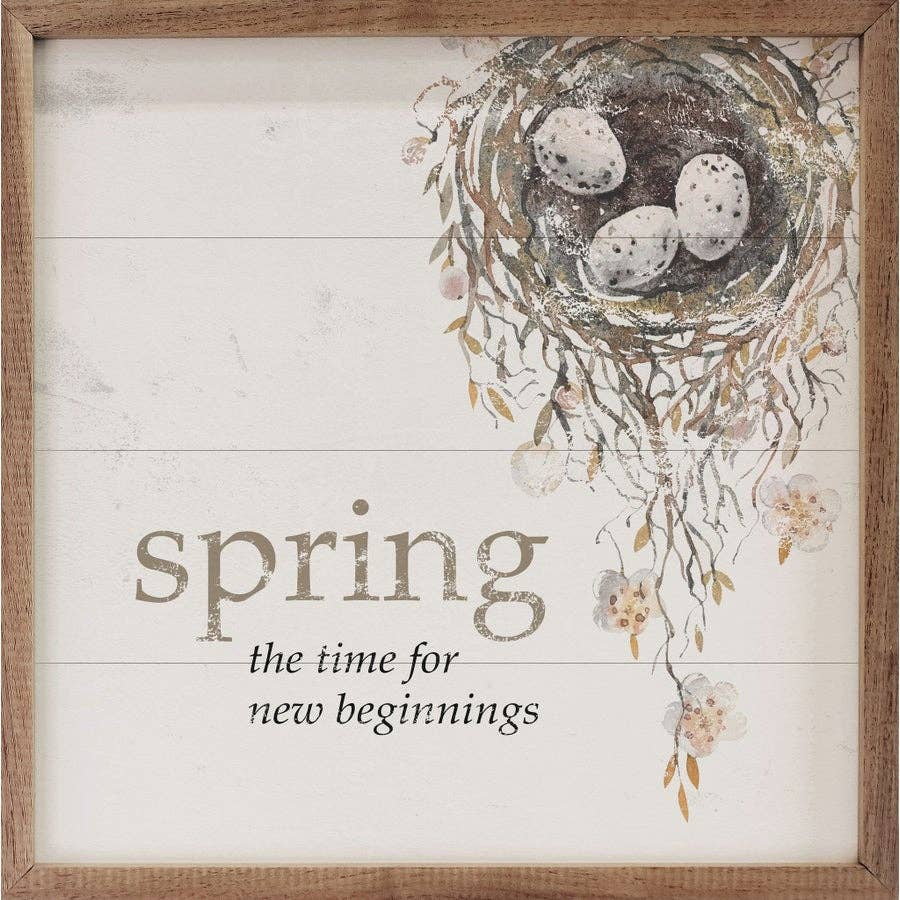 Spring Is The Time Sign