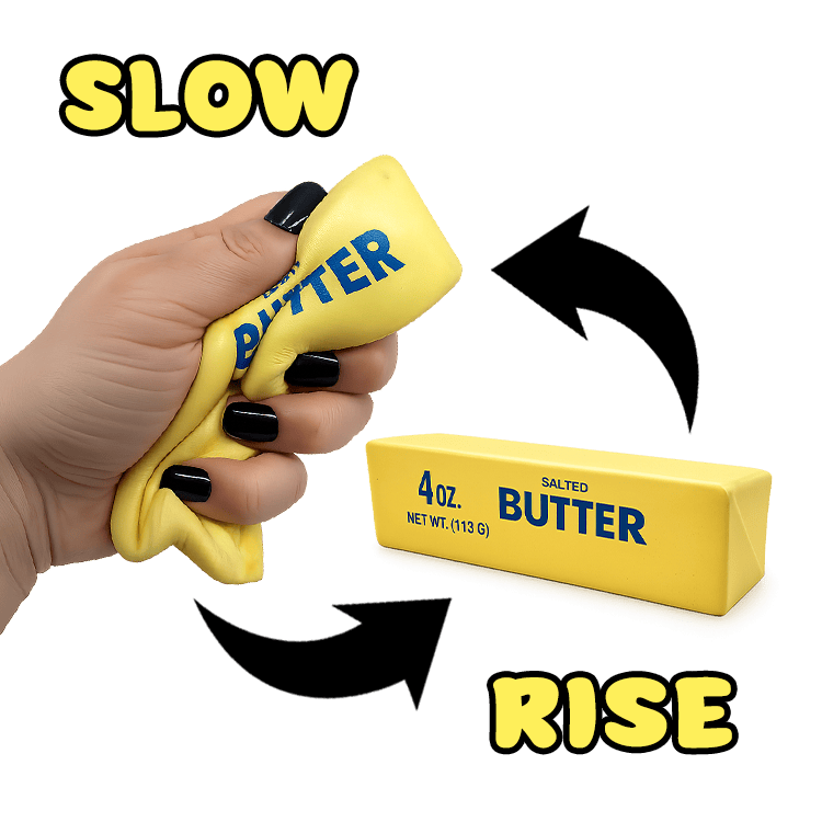 Fun Doh Small Butter Stick Slow Rise Squishy