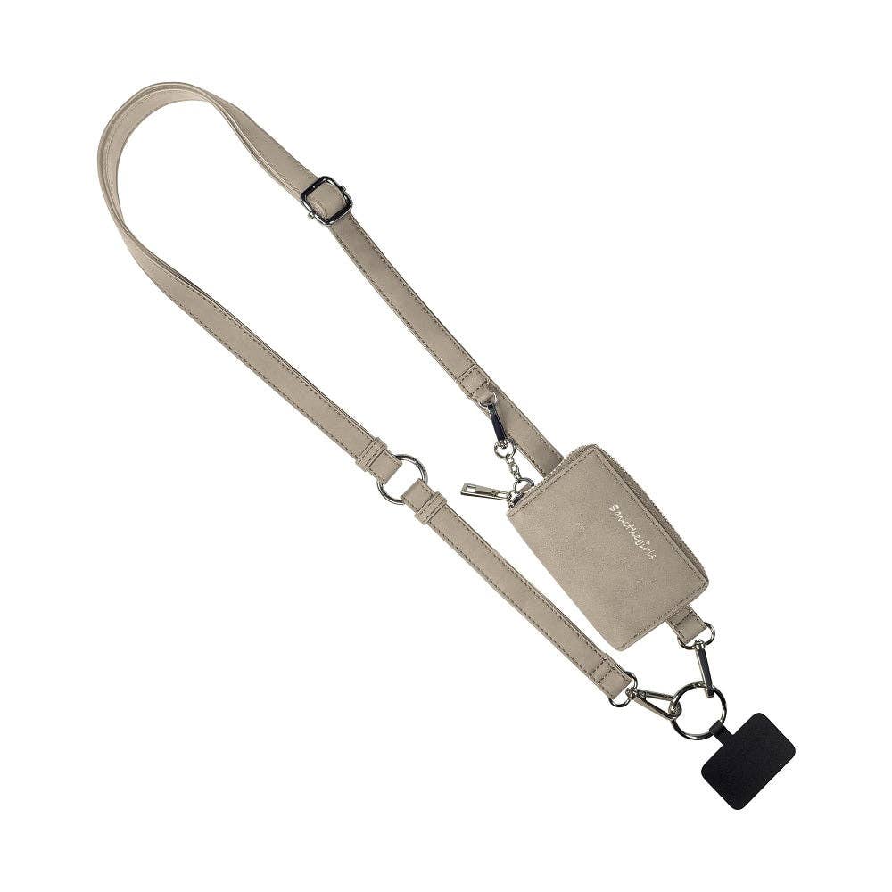 Clip & Go Strap w/Pouch Brushed Vegan Leather: Denim - Denim Pouch