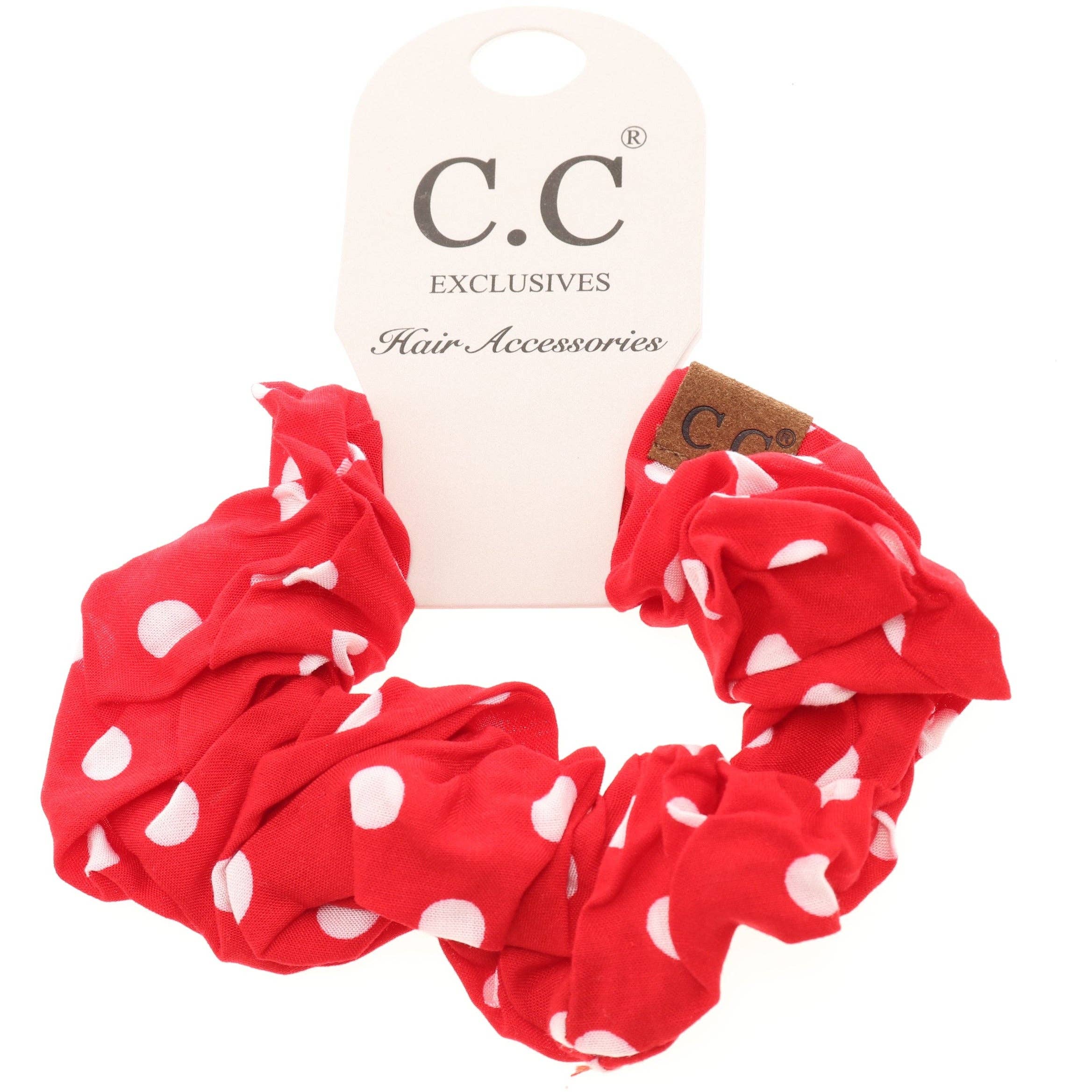 C.C Polka Dot Scrunchie