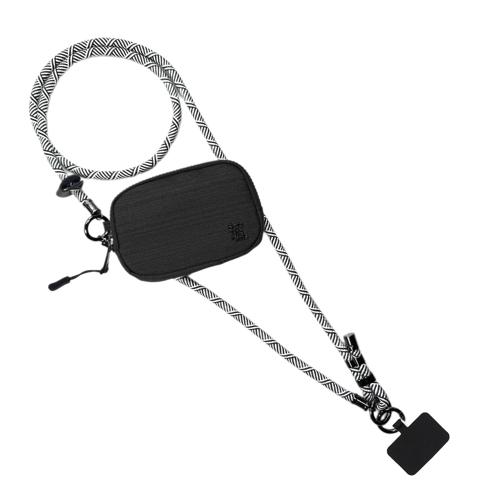 Active Crossbody Sling Rope w/RFID Pouch