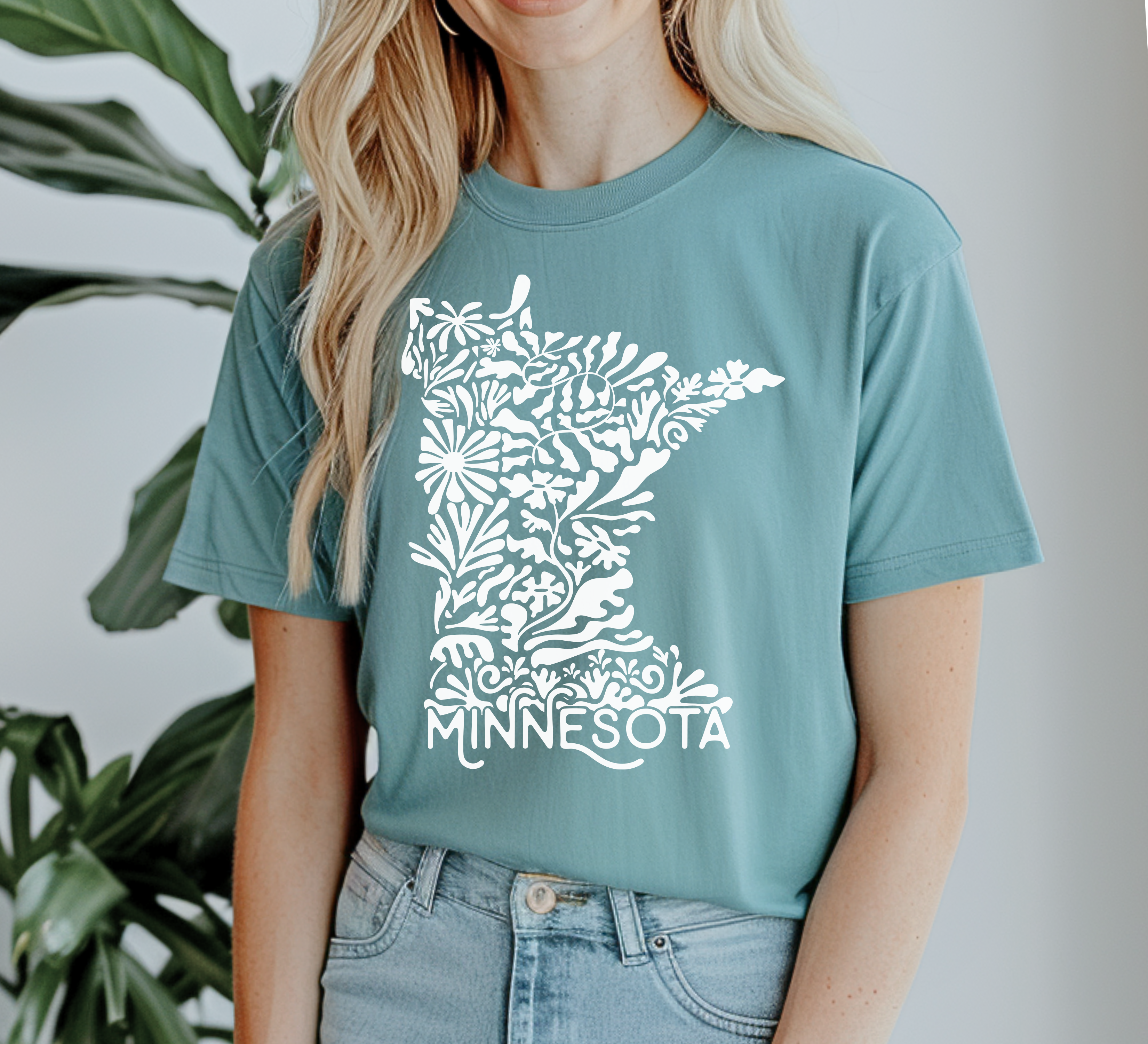 Floral Minnesota Graphic Tee