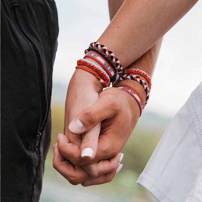 Centennial Game Day Red, Black & White K’alani Hair Tie Bracelets