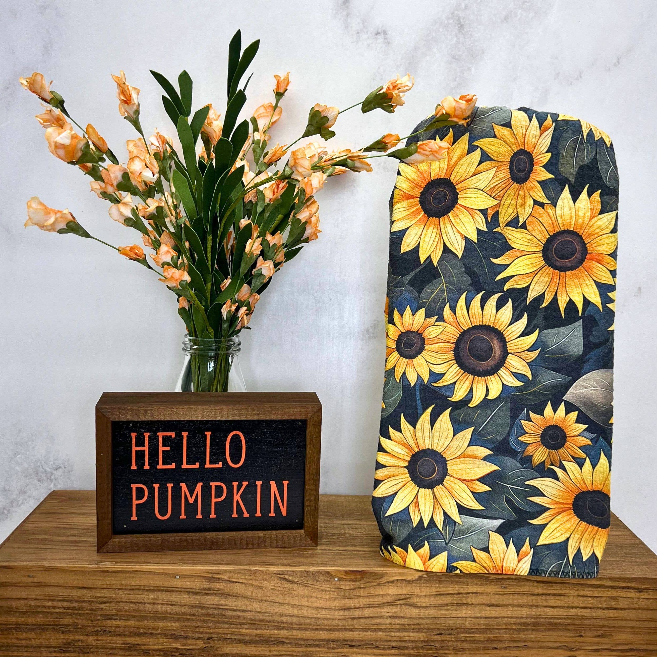 Sunflower Waffle Tea Towel