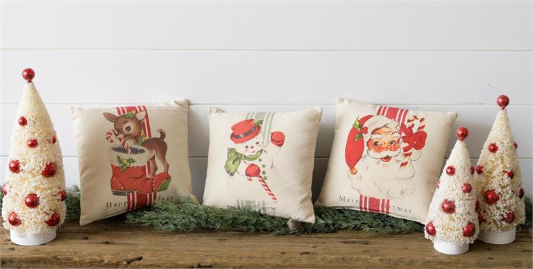 Vintage Christmas Mini Pillows