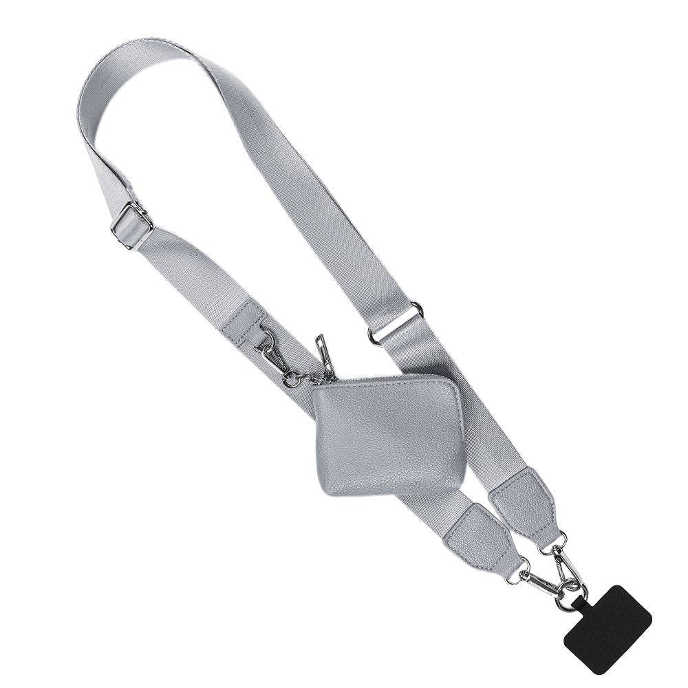 Clip & Go Strap w/RFID Pouch Solid: Brown