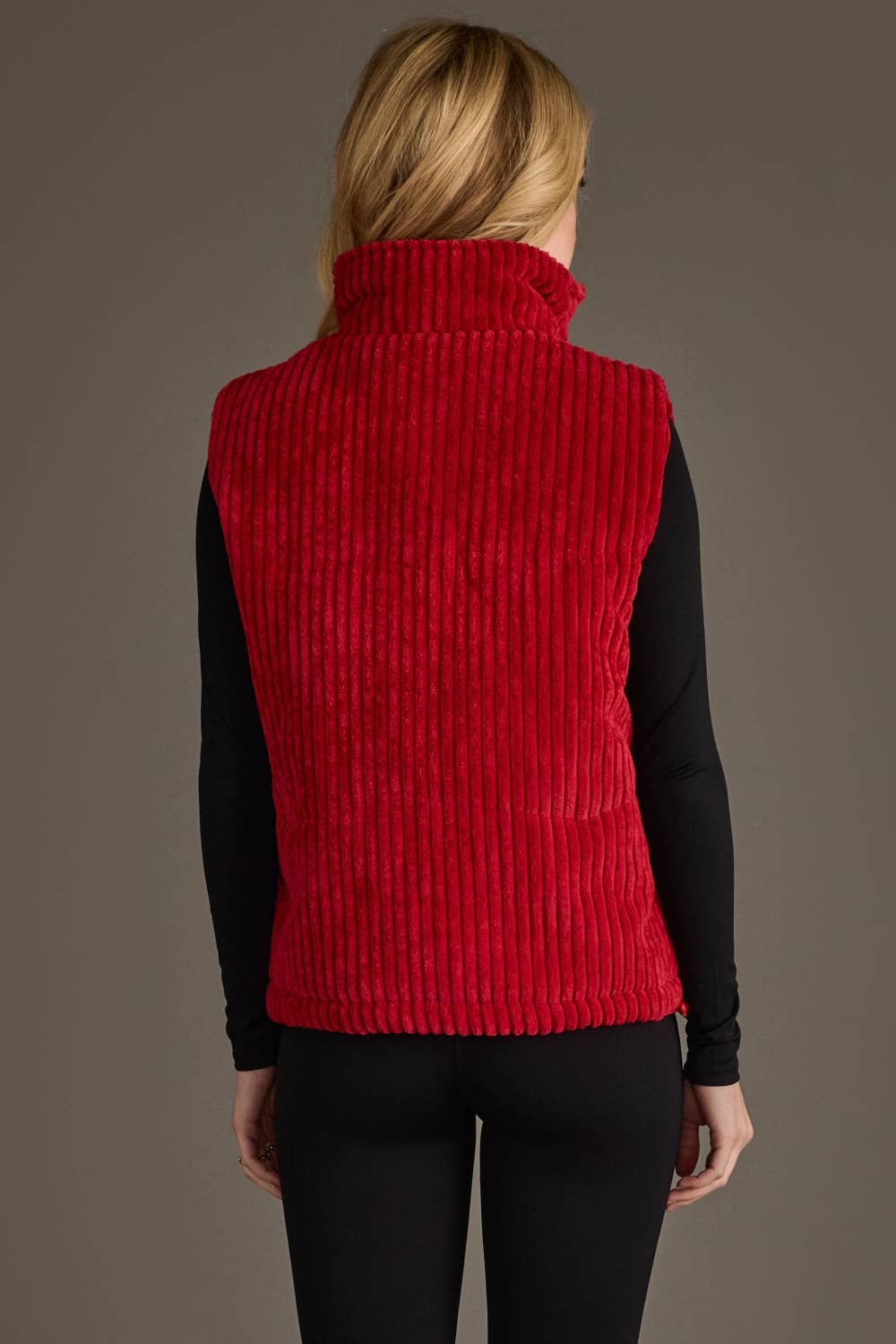 Dk. Red Corduroy Vest