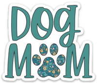 Dog Mom Vinyl Sticker
