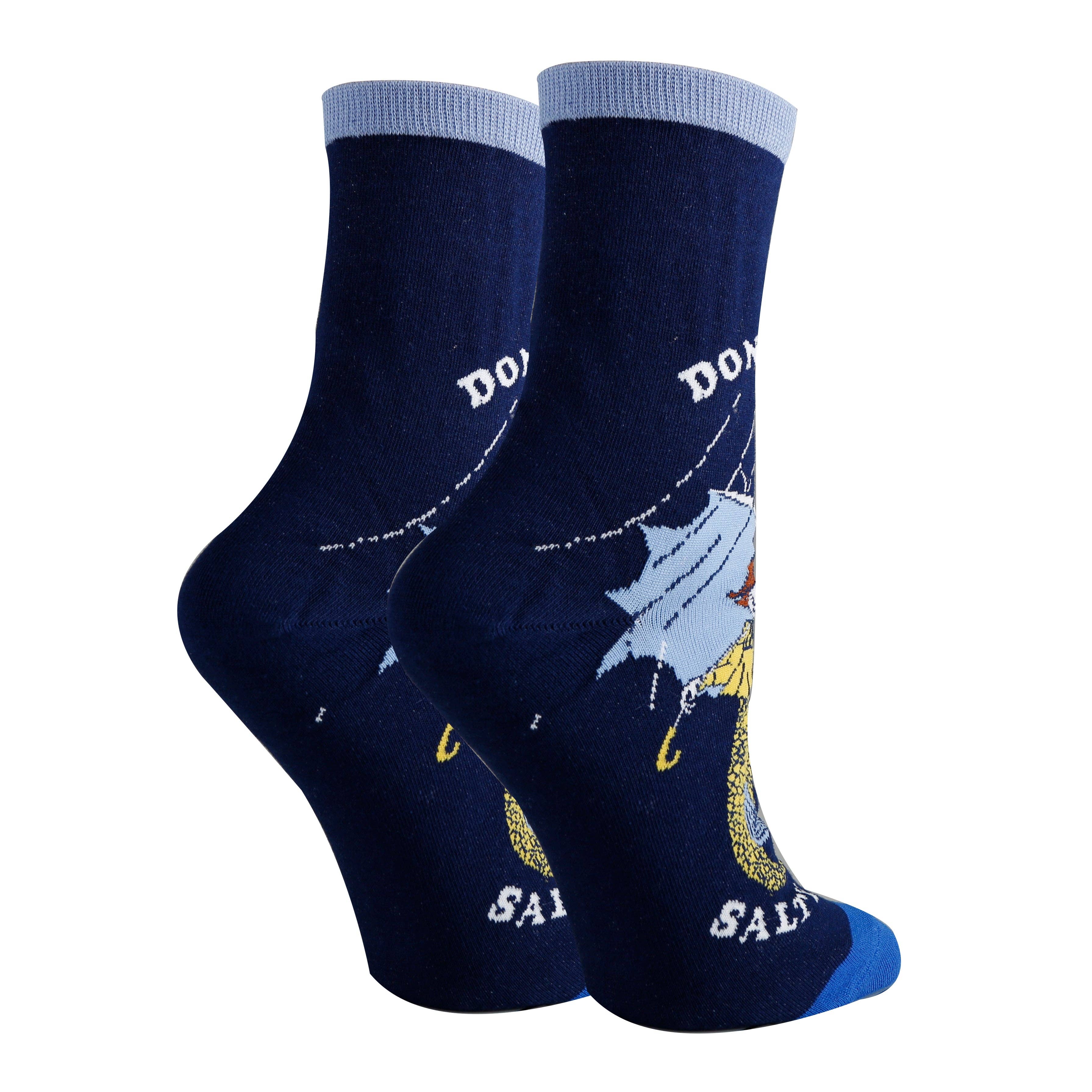 Salty Bitch | Women's Cotton Crew Funny Socks