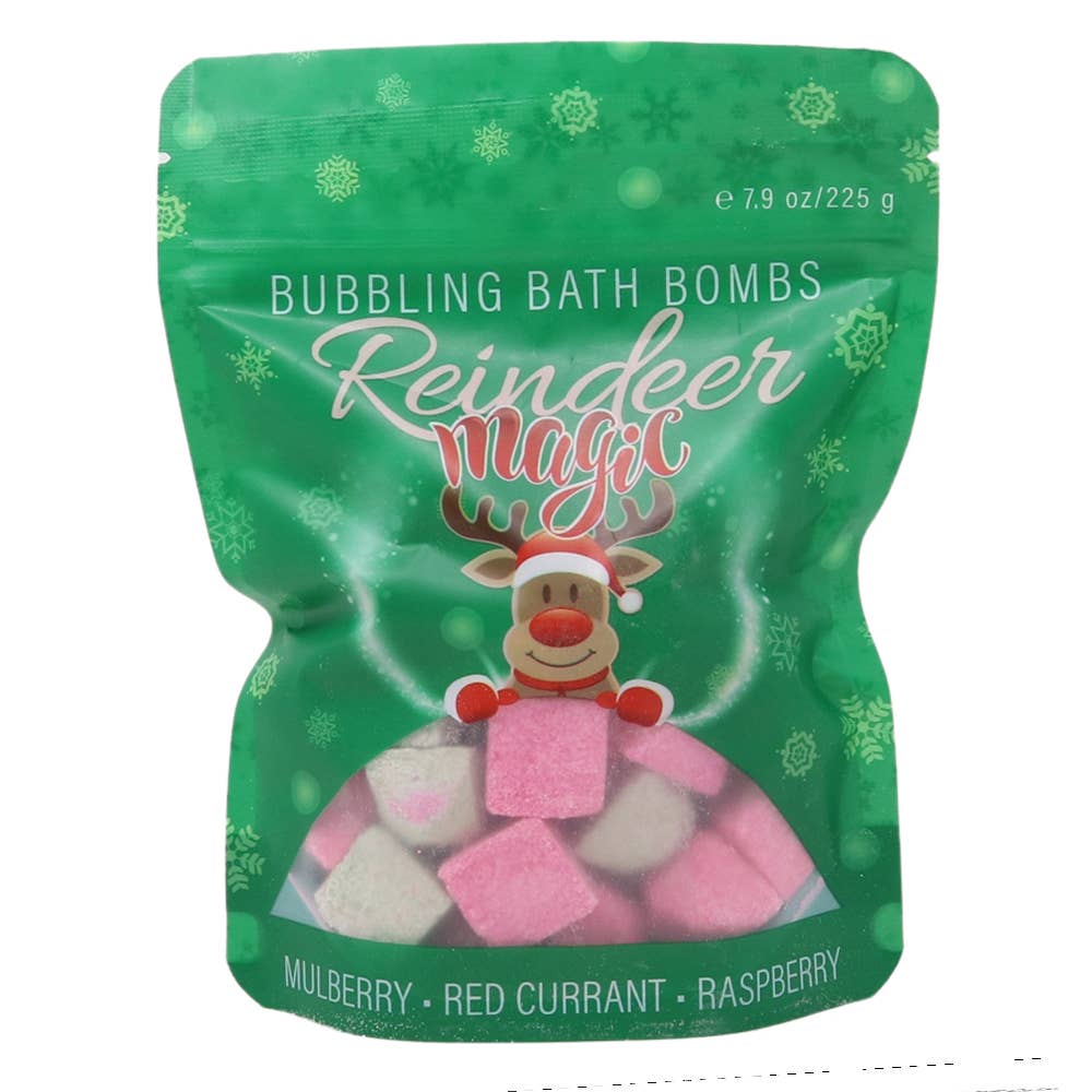 Reindeer Magic Christmas Bubble Bath Bombs