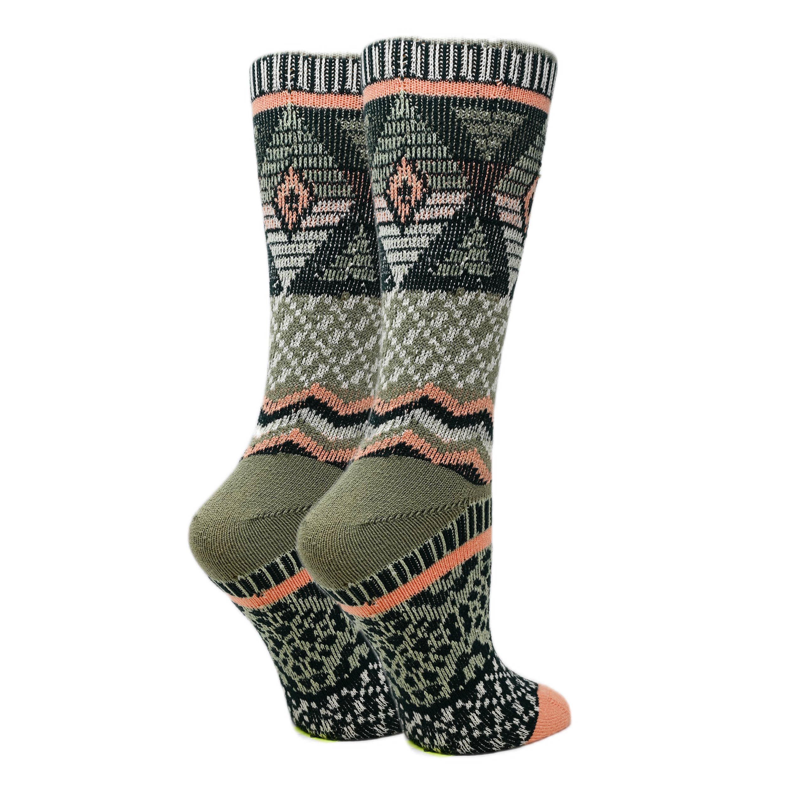 Emma | Women's Pattern Soft Fuzzy Knit Socks