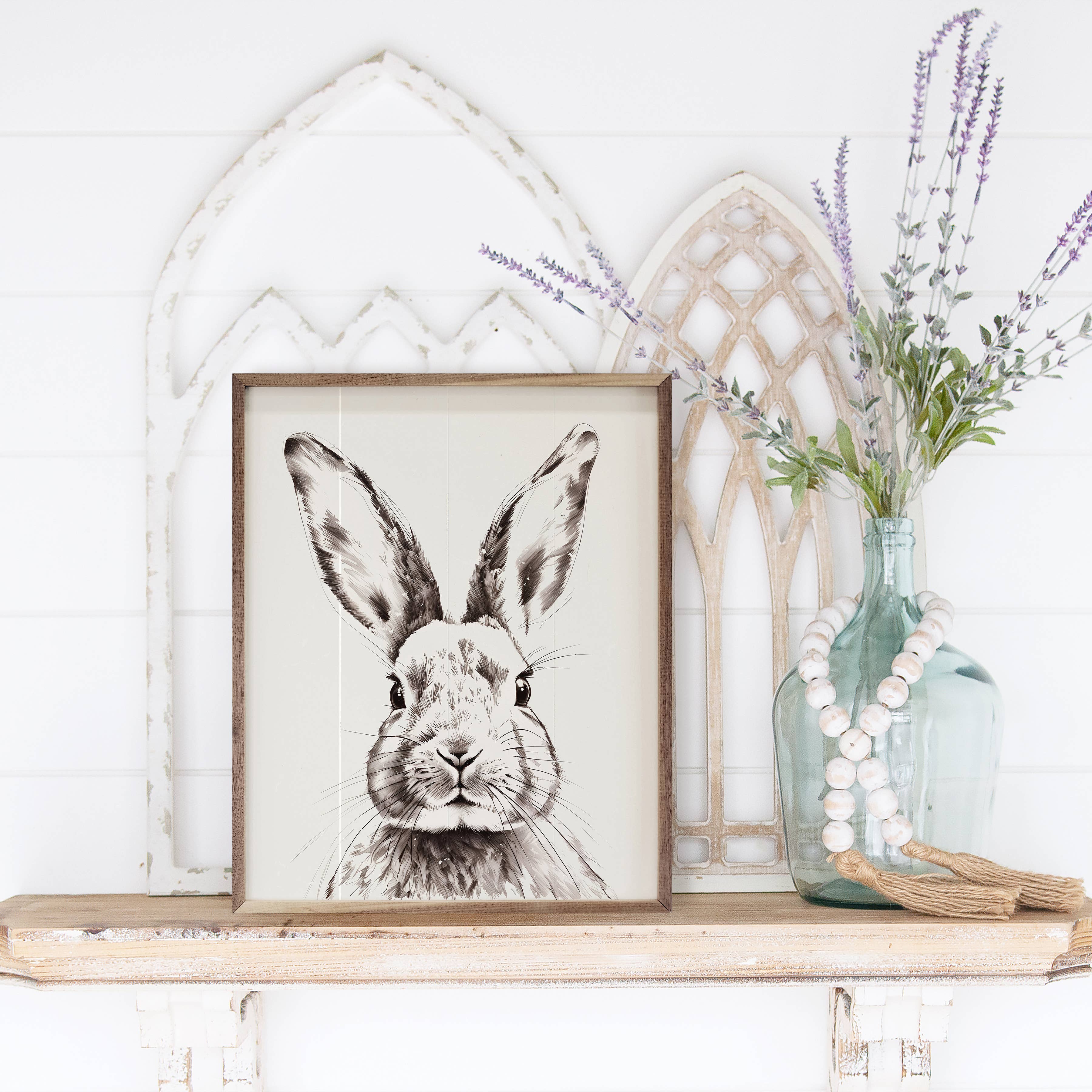 Classic Rabbit Drawing Print