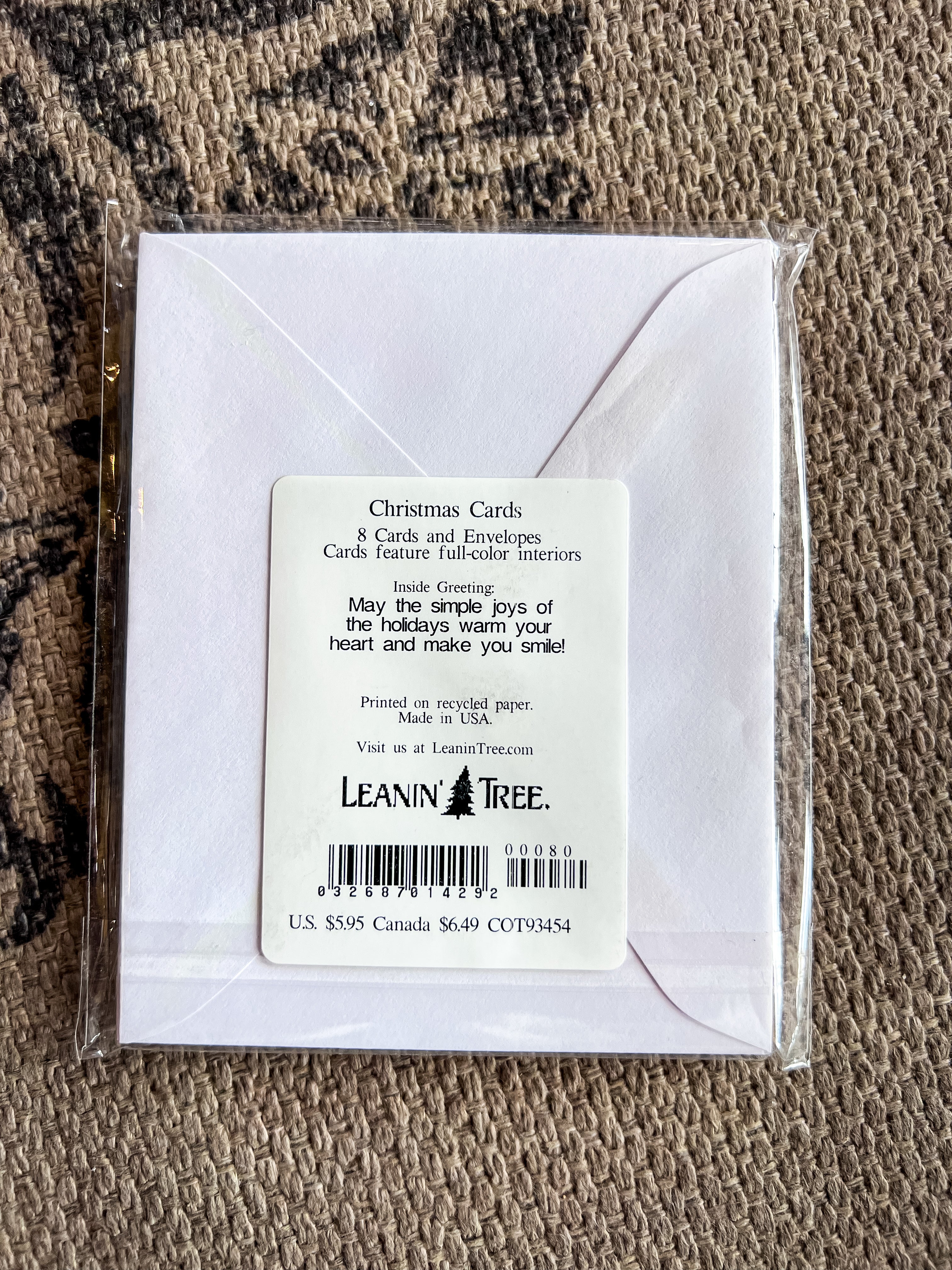 Snowman & Cardinal Holiday Cards 8pk